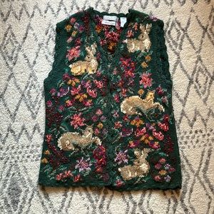 Vintage Signatures by Northern Isles knit by hand Sweater Vest